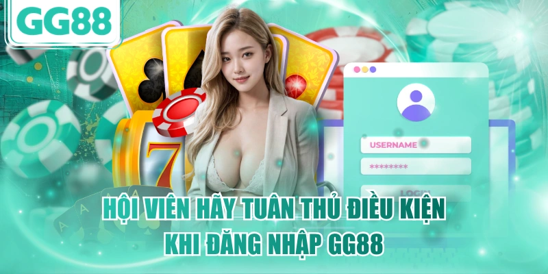 Hội viên hãy tuân thủ điều kiện khi đăng nhập GG88